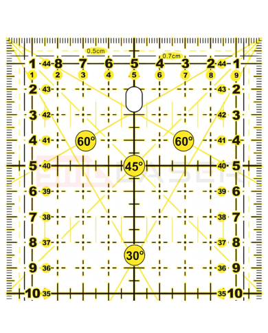 Régua Patchwork 10x45cm - IDEAS