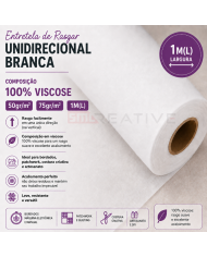 Entretela Multidirecional de Rasgar 100% Viscose 1M(L)