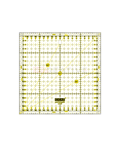 Régua Patchwork 20x20cm - IDEAS