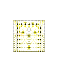 Régua Patchwork 8x40cm - IDEAS