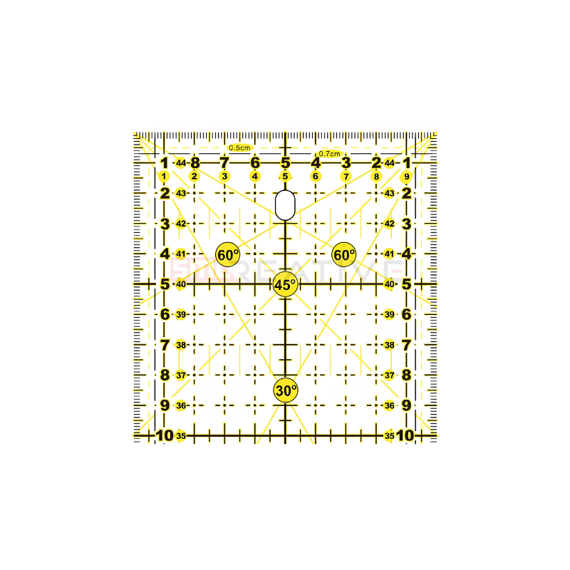 Régua Patchwork 10x45cm - IDEAS