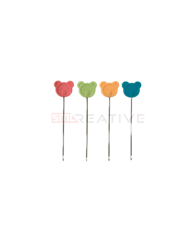 Alfinetes Patchwork Ursinhos 60uni - IDEAS