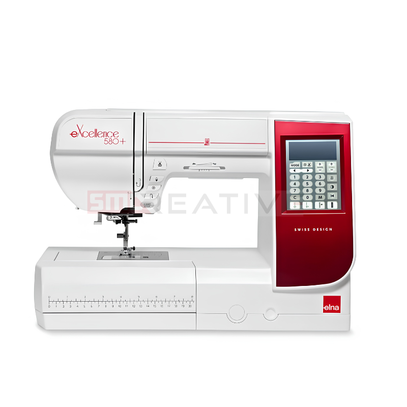 Máquina de Costura Doméstica - ELNA eXcellence 580+ "Fashion & Decor"