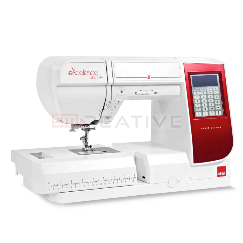 Máquina de Costura Doméstica - ELNA eXcellence 580+ "Fashion & Decor"