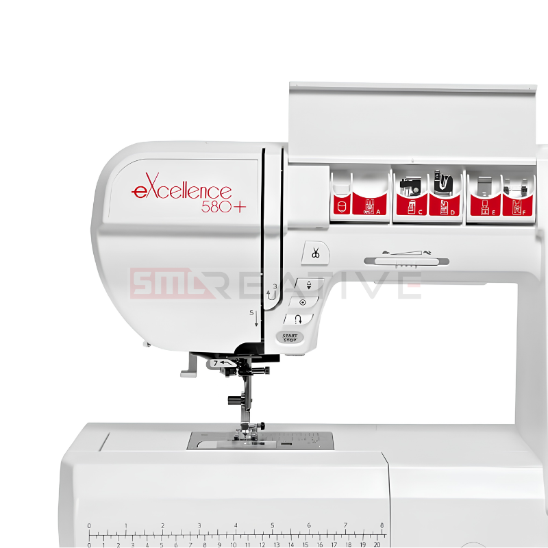 Máquina de Costura Doméstica - ELNA eXcellence 580+ "Fashion & Decor"