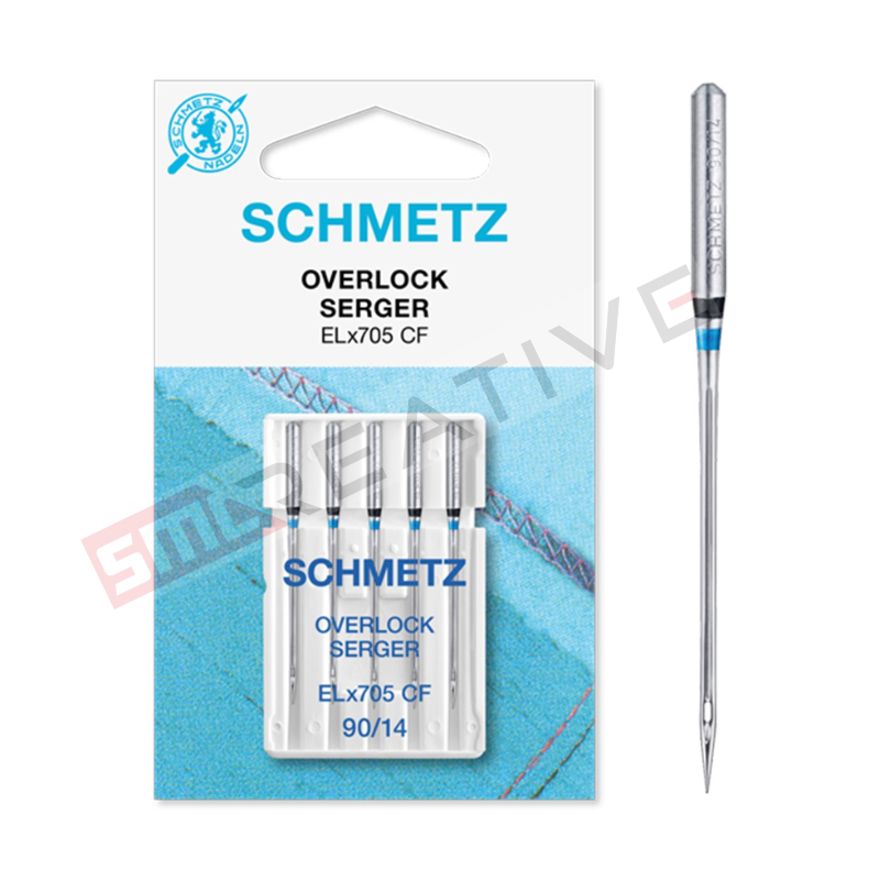 Agulhas Máquina Doméstica Overlock Nº90 - Schmetz
