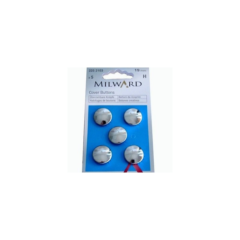 Cover Buttons - 19mm