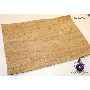 Corck Fabric "Golden Elements"