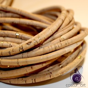 Cork Yarn 5mm - Silver