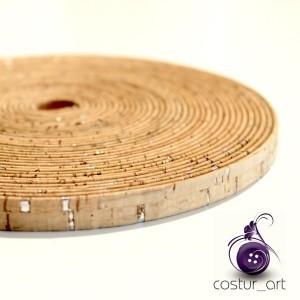 10mm Cork Strip - Gold