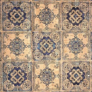 Tecido de Cortiça "Azulejo Português"
