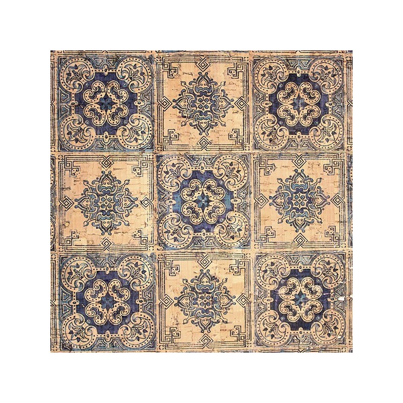 Corck Fabric "Azulejo Português"