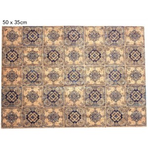 Corck Fabric "Azulejo Português"