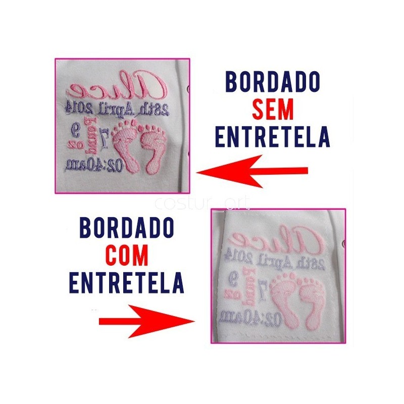Entretela Termocolante Protectora de Bordado 50gr/m2 50cm(L)