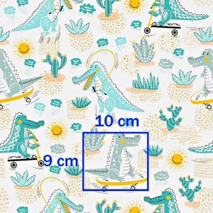 Tecido ABC Fabrics - Crocodiles