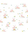 Tecido Cute Rainbow - Cinza 1.40M(L)