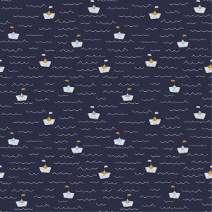 Tecido Day At The Navy - Blue 1.50M(L)
