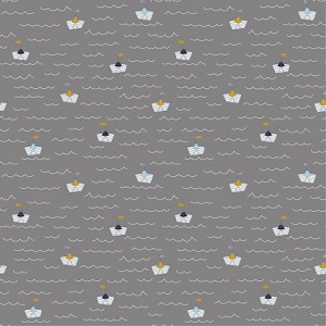 Tecido Day At The Navy - Grey 1.50M(L)