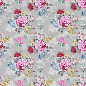 Tecido - Canvas Digital Flowers (220g)