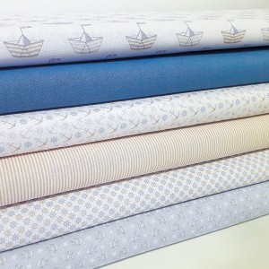 Tecido - Nautical Bice 1.50M(L)