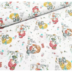 Tecido - Percal Estampado Verde 1.50M(L)