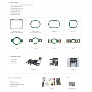 Máquina de Bordar FORTEVER FT-1201(500x800mm)