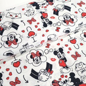 Tecido Disney - Mickey e Minnie