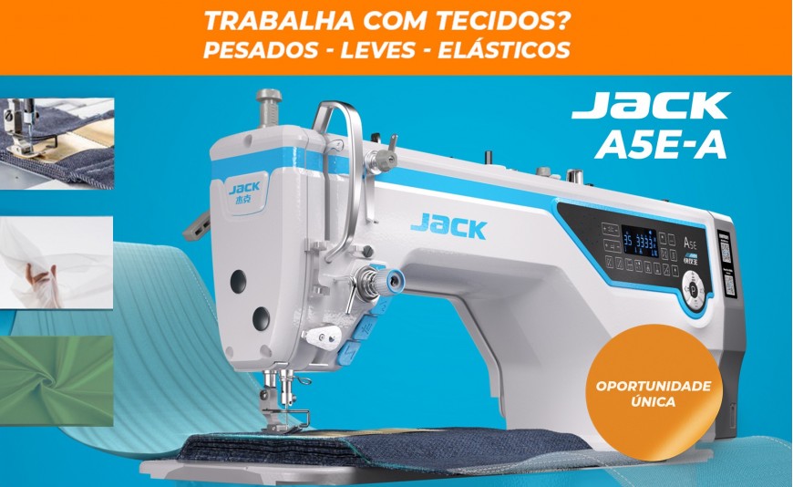 A fantástica máquina de costura JACK A5E-A