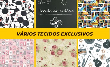 Tecidos. Muitos tecidos exclusivos